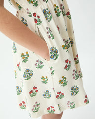 Compania Fantastica Cream Floral Dress