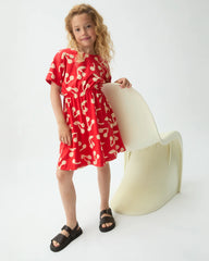 Compania Fantastica Red Cherry Dress