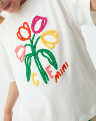 Compania Fantastica White Flower T-Shirt