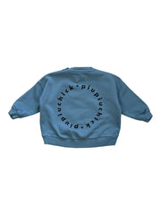 Piupiuchick Blue Logo Sweatshirt