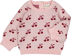 Louis Louise Pink/Burgundy Elia Sweater