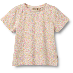 Wheat Blush Flower Manna T-Shirt & Short Set