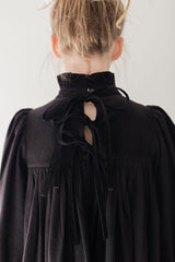 Steph Cord Black Pleat Dress