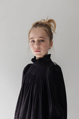 Steph Cord Black Pleat Dress