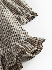 Marmar Pilot Navy Check Dalina Dress