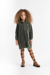 Birnham On The Sea Oversized green shirt dress