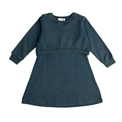 Birnham On The Sea Ocean Teal Sweatshirt Dress