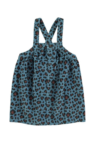 Piupiuchick Blue Animal Print Knee Length Jumper