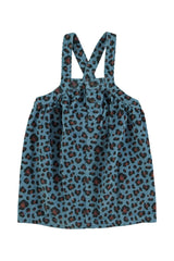 Piupiuchick Blue Animal Print Jumper