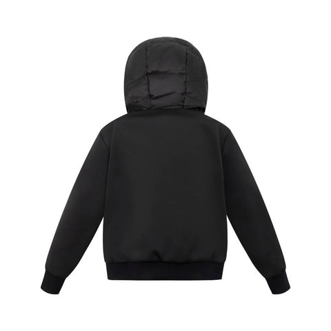 Ellabee Black Fur Lined Eva Hoodie