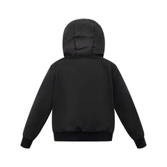 Ellabee Black Fur Lined Eva Hoodie