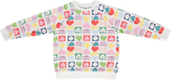 BEAU LOVES HEARTS REGLAN SWEATSHIRT