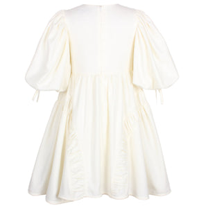 Jessie & James Cream Wool Beautiful Smock Dress