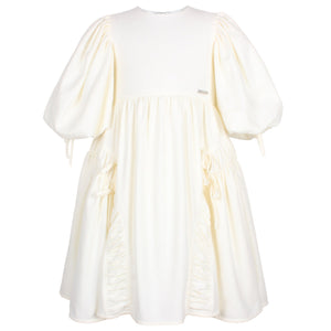 Jessie & James Cream Wool Beautiful Smock Dress