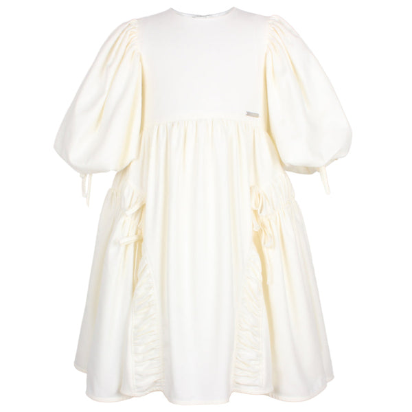 Jessie & James Cream Wool Beautiful Smock Dress