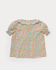 Early Sunday Emma Floral Mint Camelia Blouse