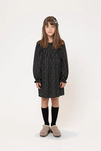 Piccola Ludo Black Polka Dot Girella Dress