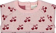Louis Louise Pink/Burgundy Elia Sweater