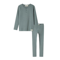 MarMar Dusty Green Ribbed Set