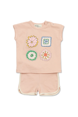 WANDER AND WONDER PEACH BABY TANK SET