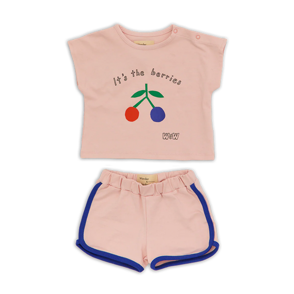 Wander & Wonder Petal Pink Baby Set