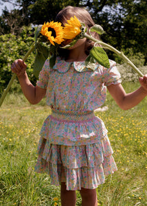 Early Sunday Emma Floral Mint Melissa Skirt