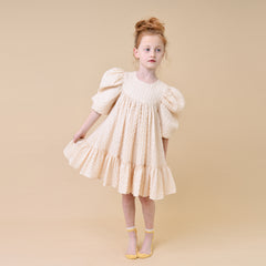 JESSIE AND JAMES CREME FLOWERS DARCY DRESS