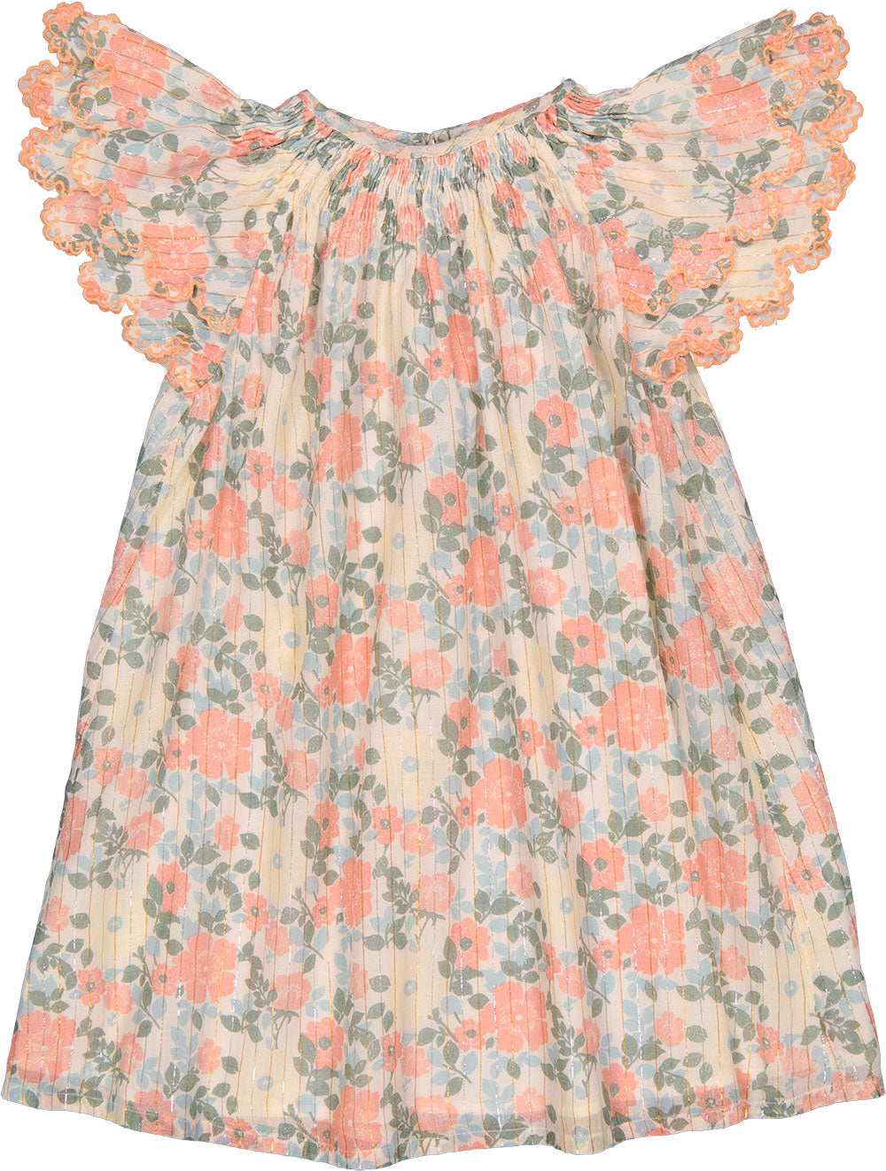 louis louise pink dress Louis Louise Pink Indian Flower Donna Dress
