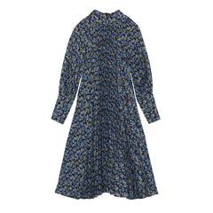 CHRISTINA ROHDE BLUE FLORAL PLEATED DRESS BellaKidsNY CHRISTINA ROHDE BLUE FLORAL PLEATED DRESS BellaKidsNY
