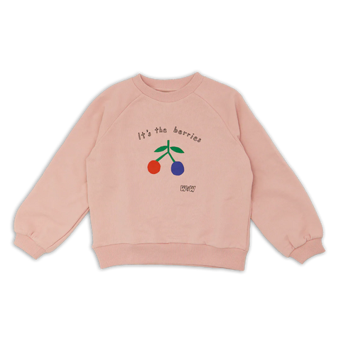 Wander & Wonder Petal Pink Berries Sweatshirt