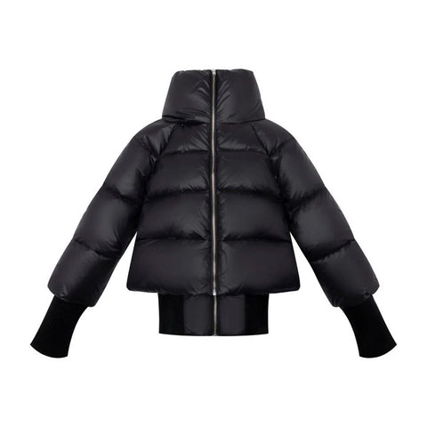 Ellabee Black Darcy Down Bomber Coat