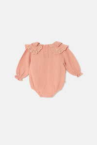 MY LITLE COZMO PINK EMMA ROMPER