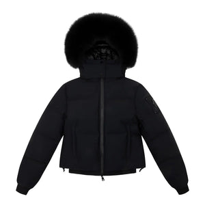 Ellabee Black Valentine Premium Bomber Black Fox