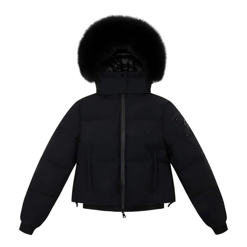 Ellabee Black Valentine Premium Bomber Black Fox