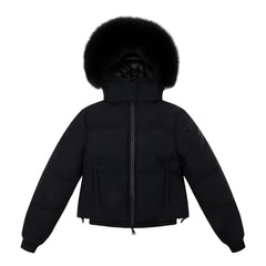 Ellabee Black Valentine Premium Bomber Black Fox