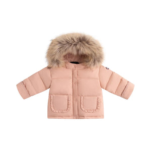 Ellabee Pink Lyane Enfant Fur Down Coat