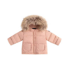 Ellabee Pink Lyane Enfant Fur Down Coat
