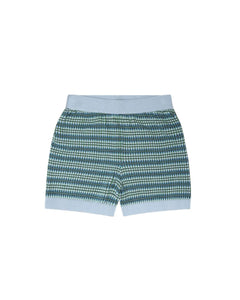 Fub Pale Blue/Sea Checked Shorts