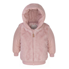 Mantel Pink Fur Front & Back Jacket