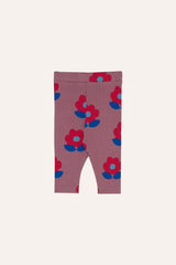 The Campamento Purple Big Flowers Purple T-Shirt & Legging Set