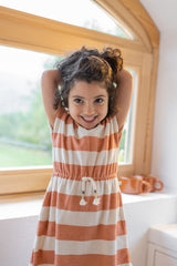 1 + In The Family Coral Ilaria Terry Dress