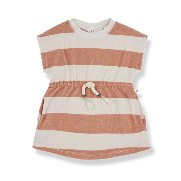 1 + In The Family Coral Ilaria Terry Dress