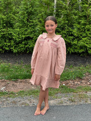 Emile Et Ida Poudre Embroidered Dress BellaKidsNY Emile Et Ida Poudre Embroidered Dress BellaKidsNY