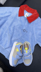 Wynken Pale Blue Beach Polo