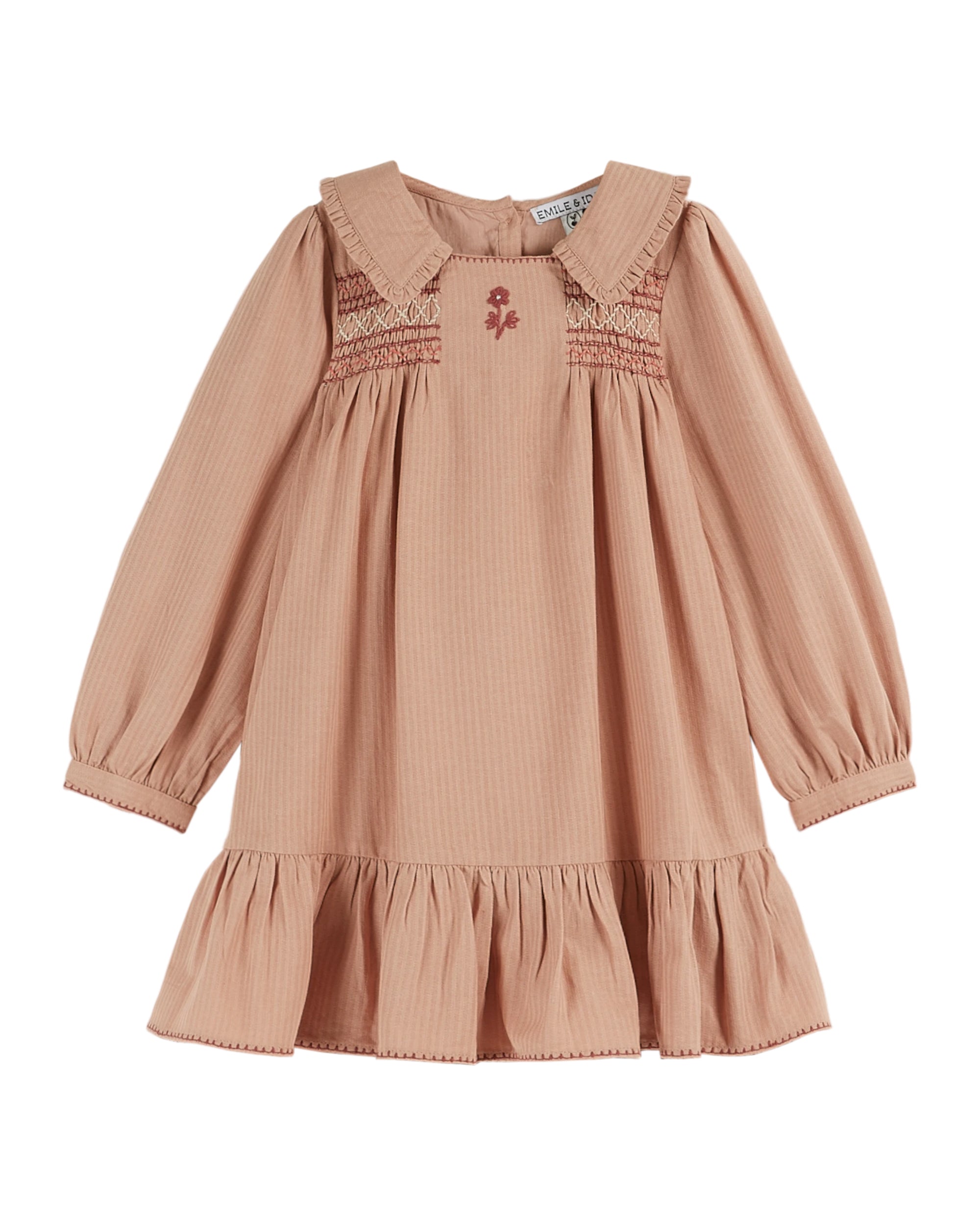 Emile Et Ida Poudre Embroidered Dress Emile Et Ida Poudre Embroidered Dress
