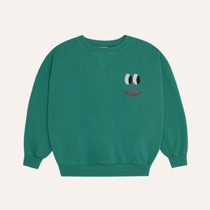 Campamento Green Smiling Face Sweatshirt