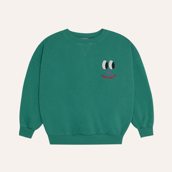 Campamento Green Smiling Face Sweatshirt