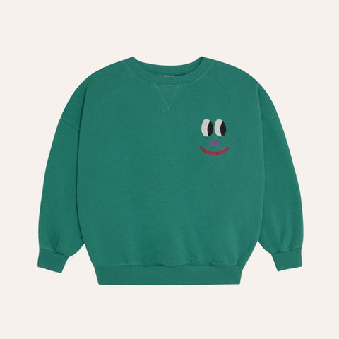 Campamento Green Smiling Face Sweatshirt