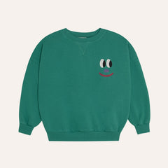 Campamento Green Smiling Face Sweatshirt