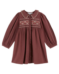 Emile Et Ida Violine Smocked Dress